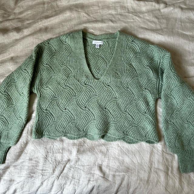 Topshop Women's Jumper - Green - M on Productcaster.