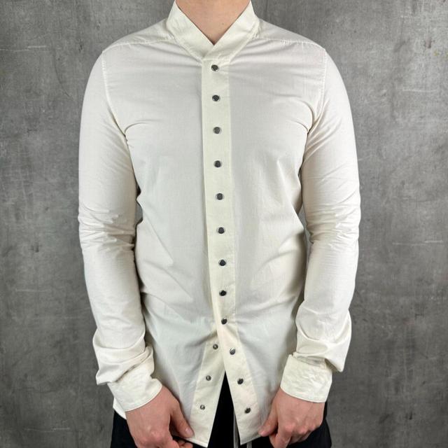 Rick Owens Men's Shirt - White - S on Productcaster.