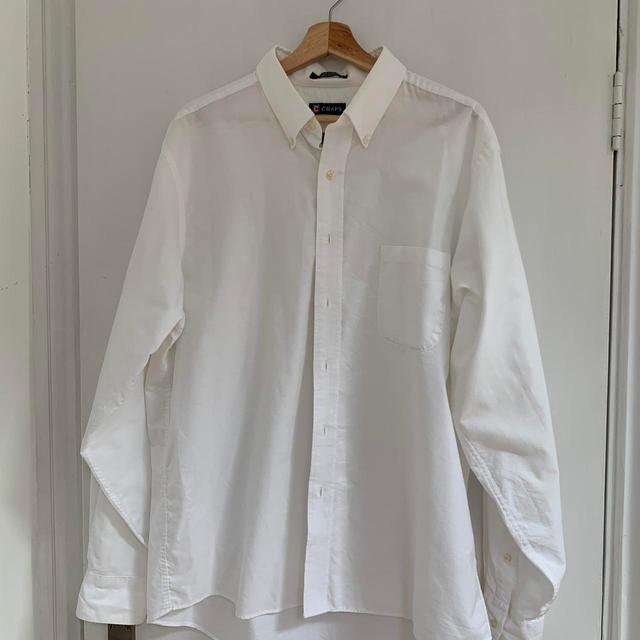 Chaps Men's Shirt - White - XL on Productcaster.