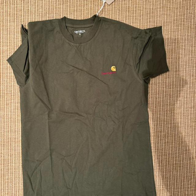 Carhartt WIP Men's T-shirt - Khaki/Green - S on Productcaster.