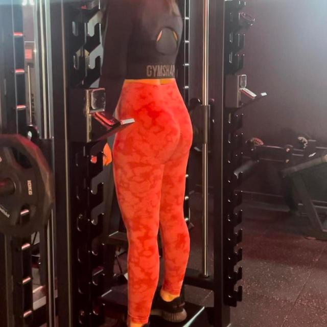 Gymshark Women's Leggings - Red - M on Productcaster.