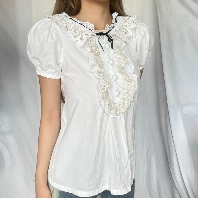 Women's Blouse - White - One size on Productcaster.