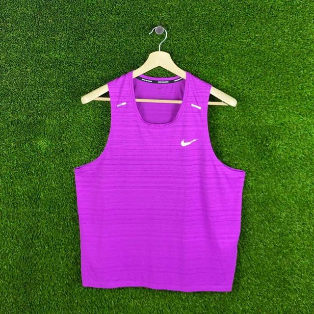 Nike Men's Vest - Purple - L on Productcaster.