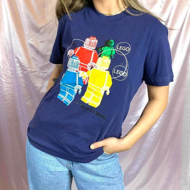 Lego Men's T-shirt - Navy - S on Productcaster.