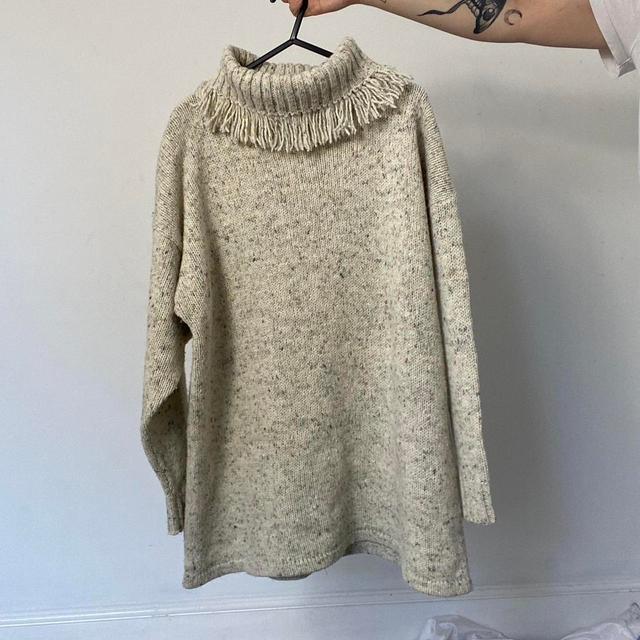 Debenhams Women's Jumper - Cream/Tan - M on Productcaster.