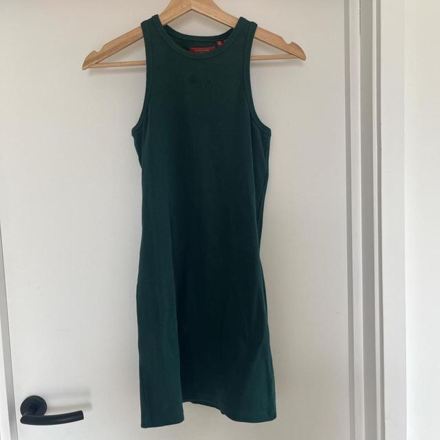 Superdry Women's Dress - Green - 12 on Productcaster.