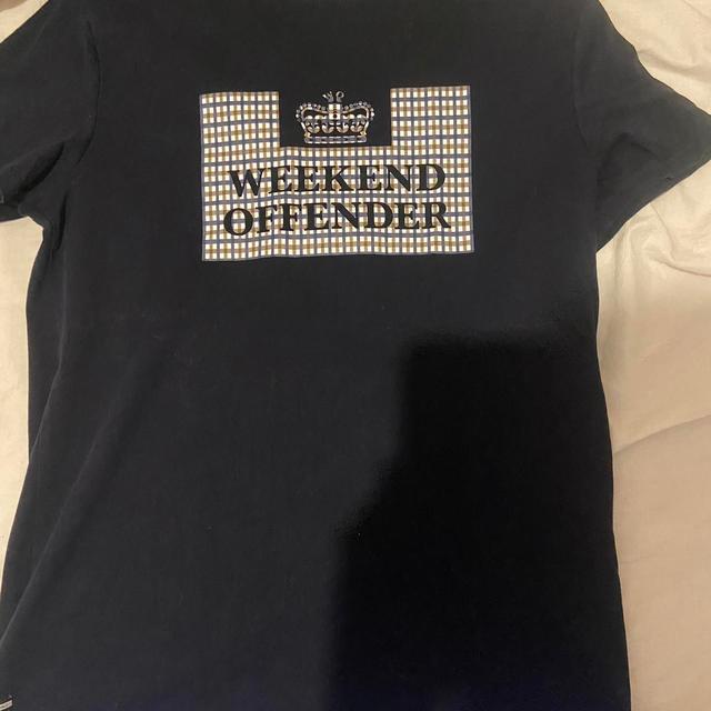 Weekend Offender Men's T-shirt - Navy - S on Productcaster.