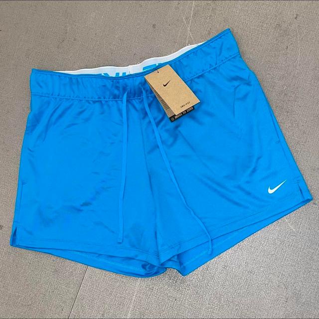 Nike Women's Shorts - Blue - S on Productcaster.