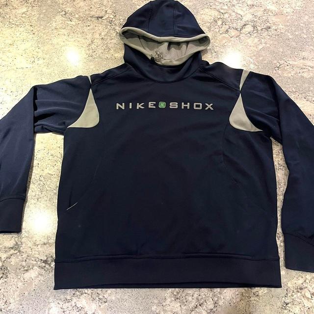 Nike Men's Hoodie - Navy - M on Productcaster.