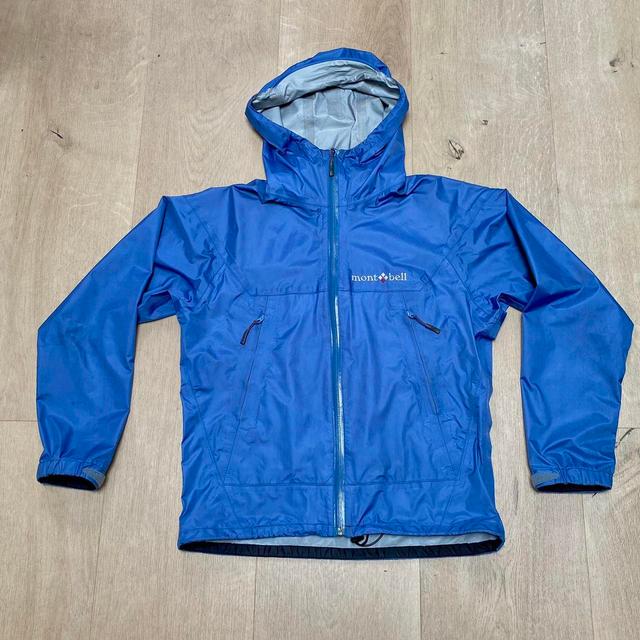 Montbell Men's Windbreaker Jacket - Blue - S on Productcaster.