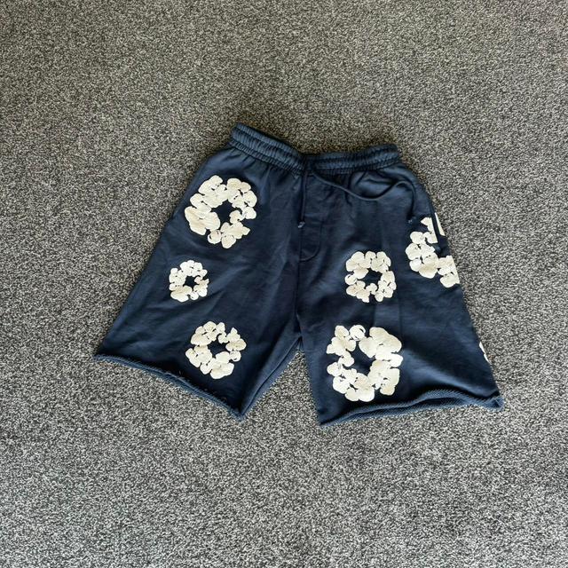 Denim Tears Men's Shorts - Navy/Blue - M on Productcaster.