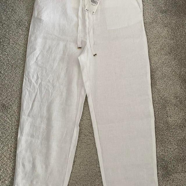 Mango Women's Trousers - White - UK 8 on Productcaster.