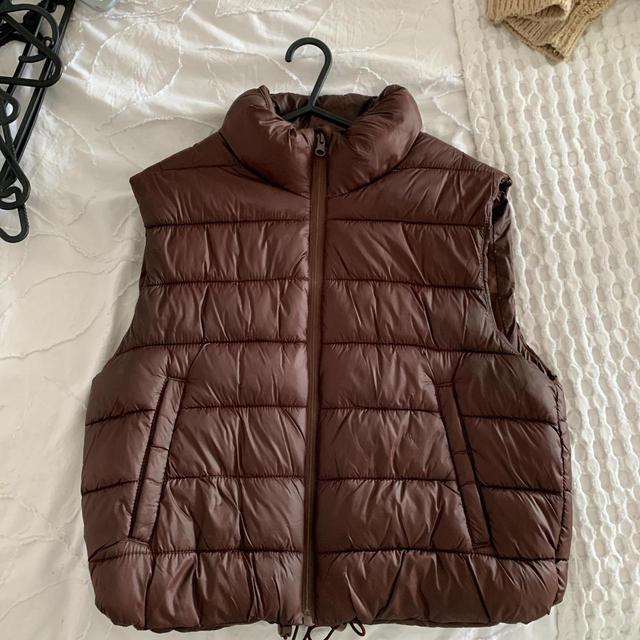 Primark Women's Gilet - Brown - UK 10 on Productcaster.