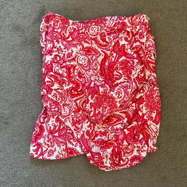 Zara Women's Mini Skirt - Red/White - XS on Productcaster.