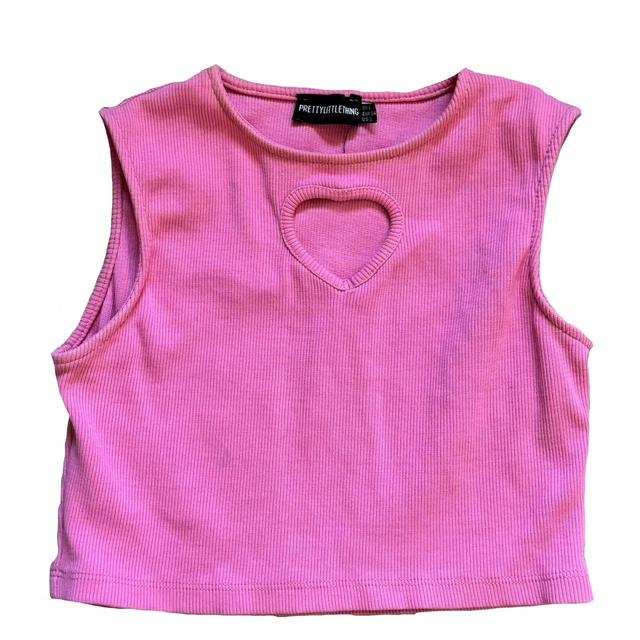 PrettyLittleThing Women's Crop top - Pink - 10 on Productcaster.