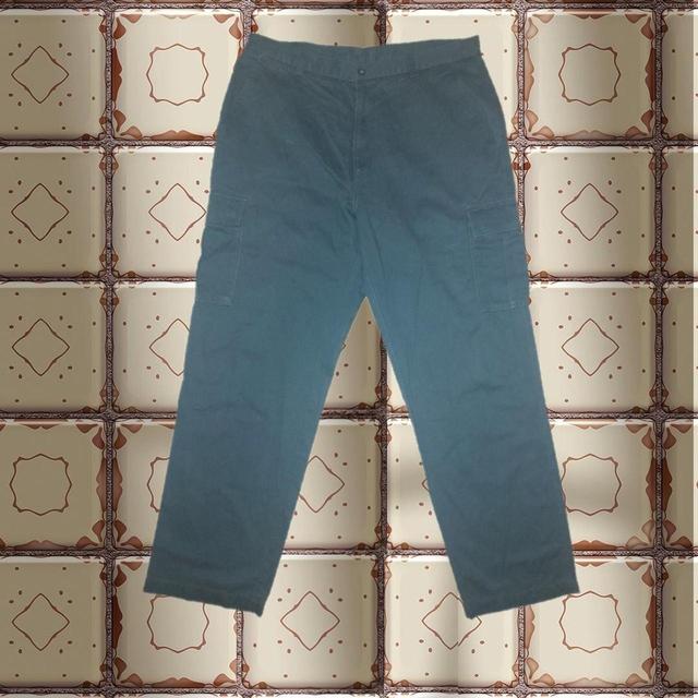 Vintage Men's Trousers - Navy - 38" on Productcaster.