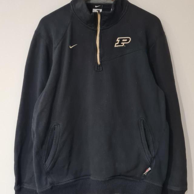 Nike Men's Sweatshirt - Black - M on Productcaster.