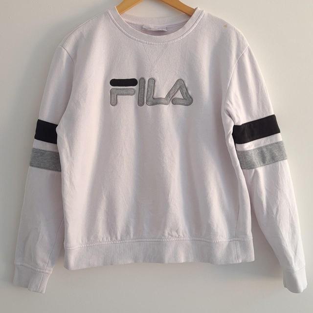 Fila Women's Sweatshirt - Grey - L on Productcaster.