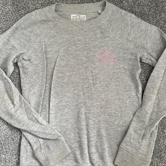 Jack Wills Women's Jumper - Grey - 6 on Productcaster.