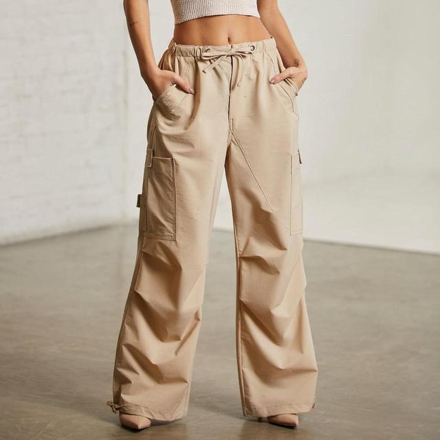 Oh Polly Women's Cargo Trousers - Tan/Cream - XS on Productcaster.