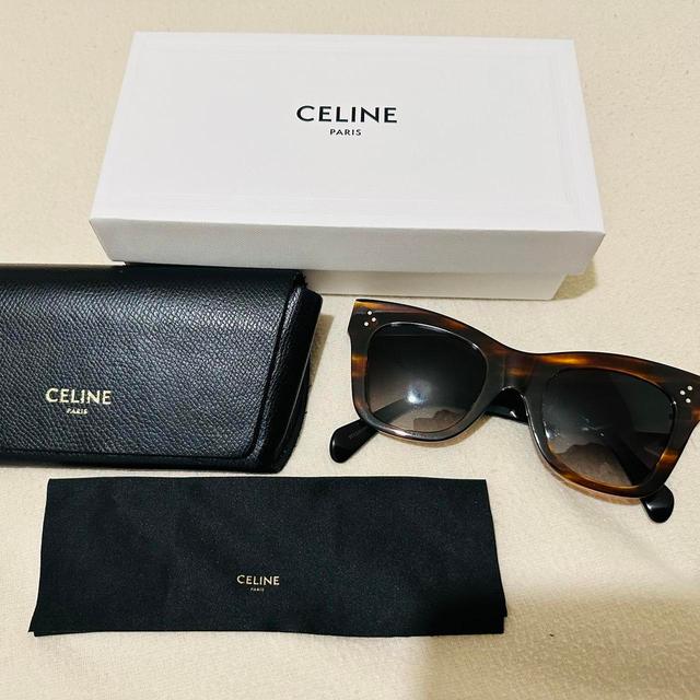 CELINE Women's Sunglasses - Brown/Black on Productcaster.