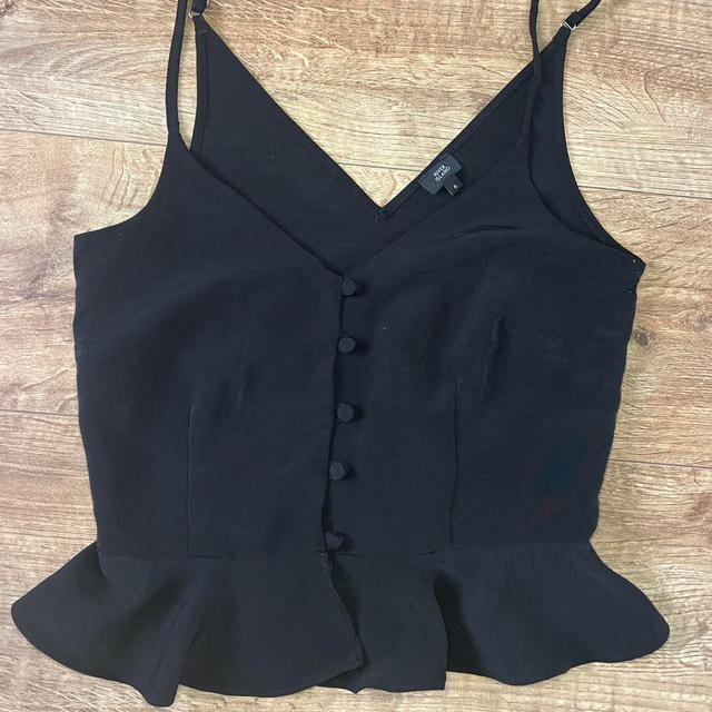 River Island Women's Crop top - Black - 6 on Productcaster.