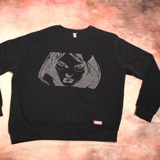 Marvel Men's Sweatshirt - Black/Multi - XL on Productcaster.