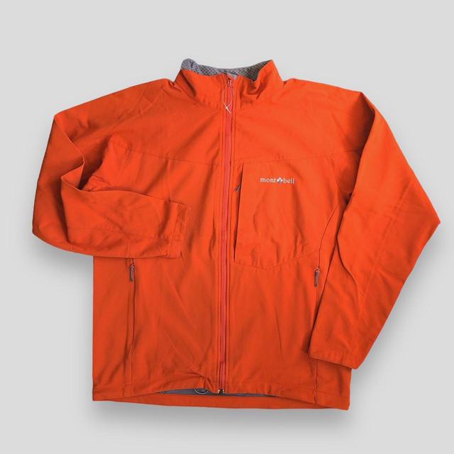 Men's Windbreaker Jacket - Orange - M on Productcaster.