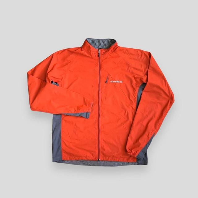 Montbell Men's Lightweight Jacket - Orange/Grey - M on Productcaster.