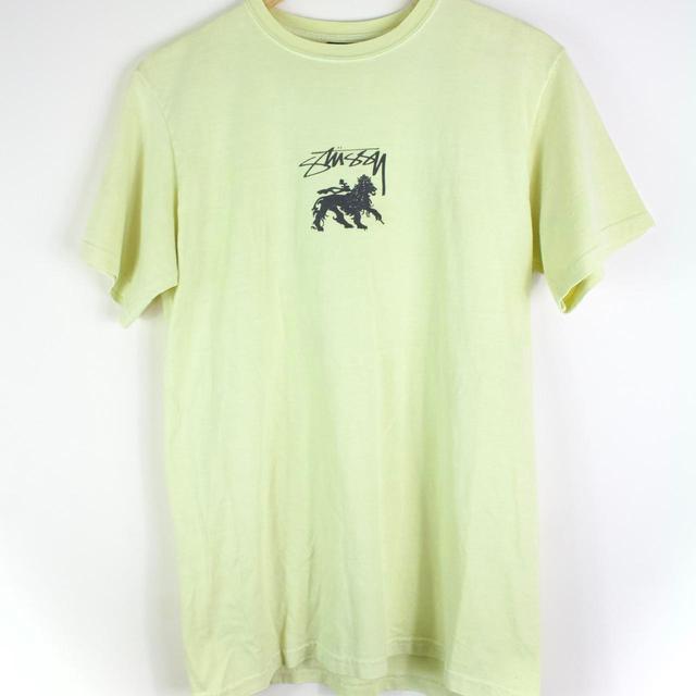 Stüssy Men's T-shirt - Cream - S on Productcaster.