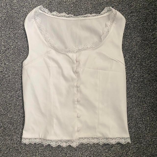 Women's Blouse - White - S on Productcaster.