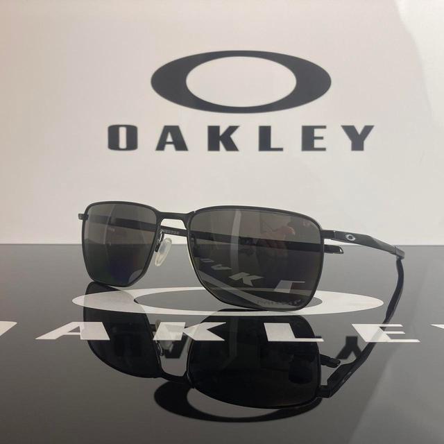 Oakley Men's Square Sunglasses - Grey on Productcaster.