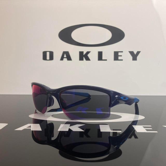 Oakley Men's Square Sunglasses - Blue on Productcaster.