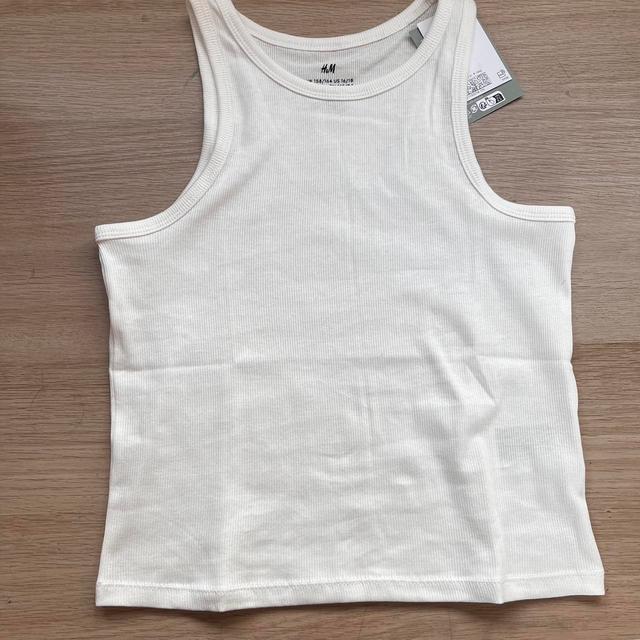 H&M Women's Crop top - White - 4 on Productcaster.