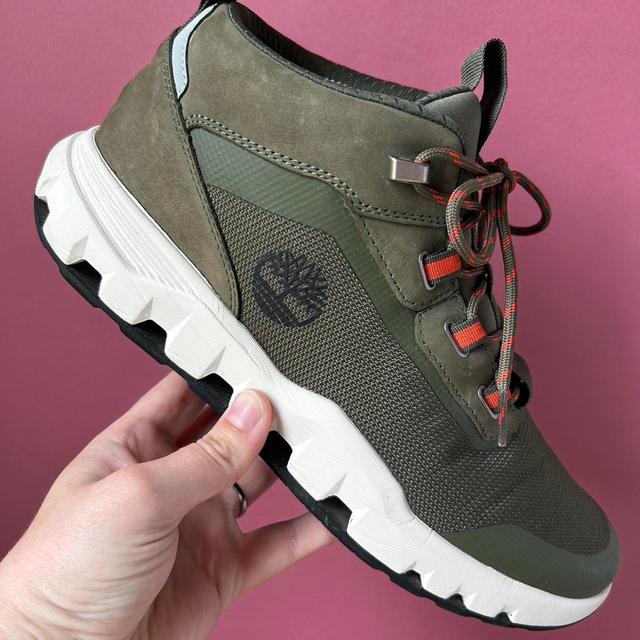 Timberland Men's Lace up Boots - Khaki - UK 8.5 on Productcaster.