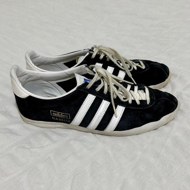 Adidas Men's Trainers - Black/Navy - UK 8 on Productcaster.