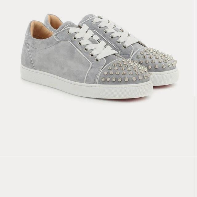 Christian Louboutin Women's Trainers - Grey - UK 5 on Productcaster.