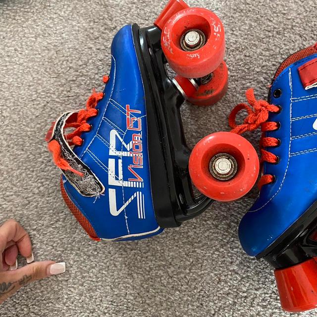 Kids' Footwear - Blue/Red on Productcaster.