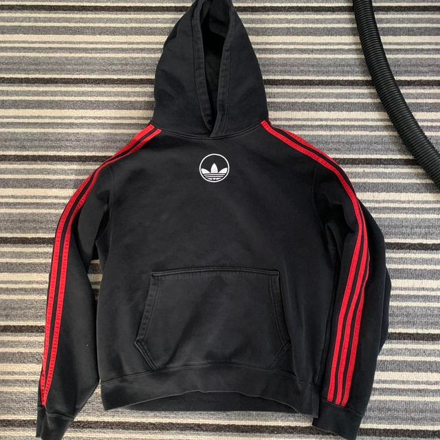 Adidas Men's Jacket - Black/Red - S on Productcaster.