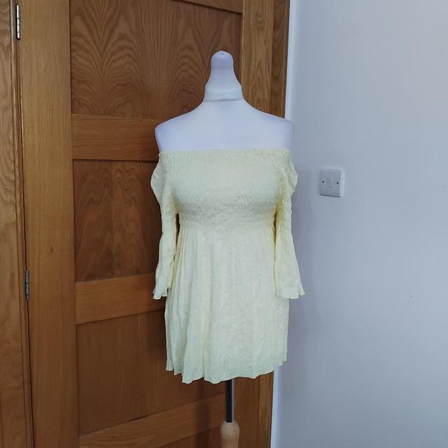 Women's Top - Yellow/Silver - One size on Productcaster.