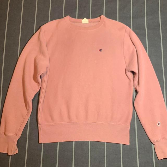 Champion Men's Sweatshirt - Pink - S on Productcaster.