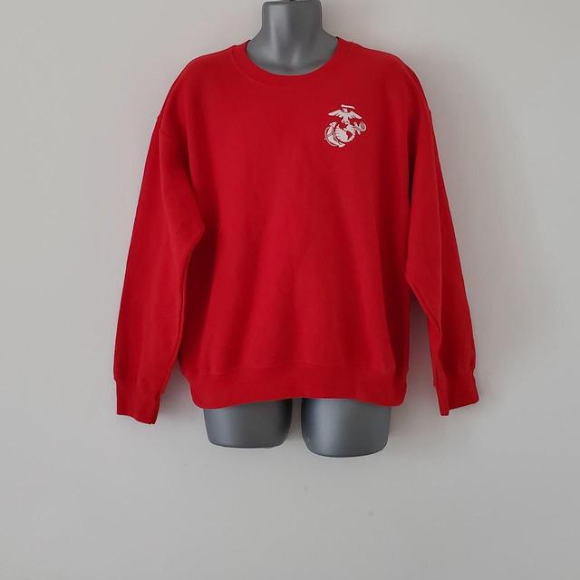 Gildan Men's Jumper - Red - L on Productcaster.