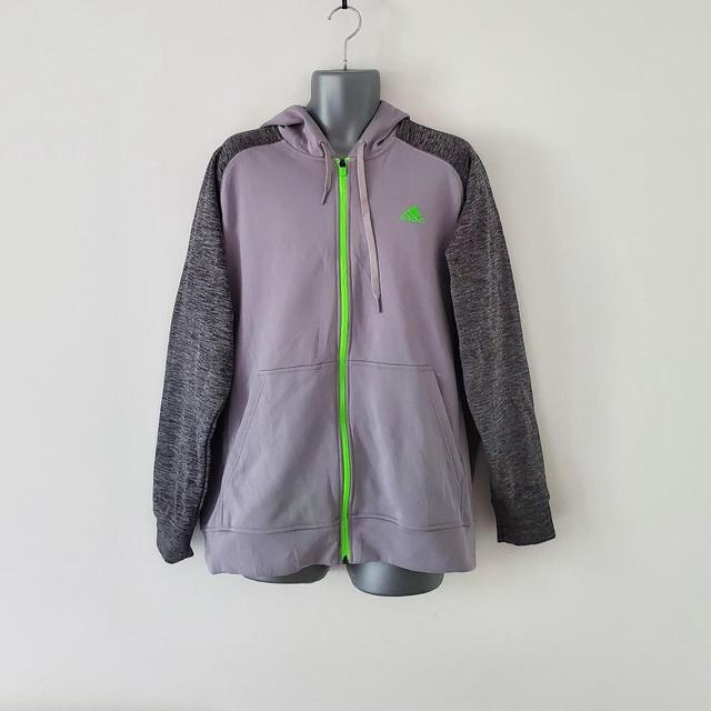 Adidas Men's Hoodie - Grey - L on Productcaster.