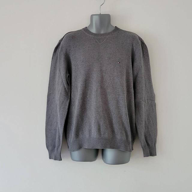 Tommy Hilfiger Men's Jumper - Grey - L on Productcaster.