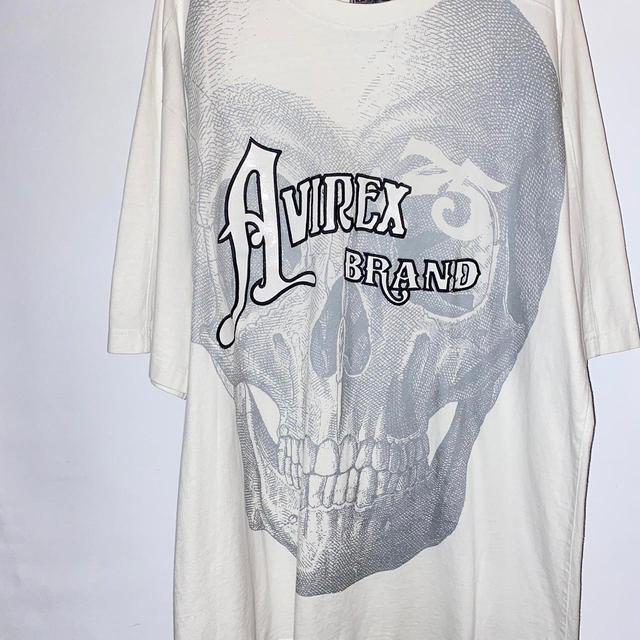 Avirex Men's T-shirt - White/Black - XXL on Productcaster.