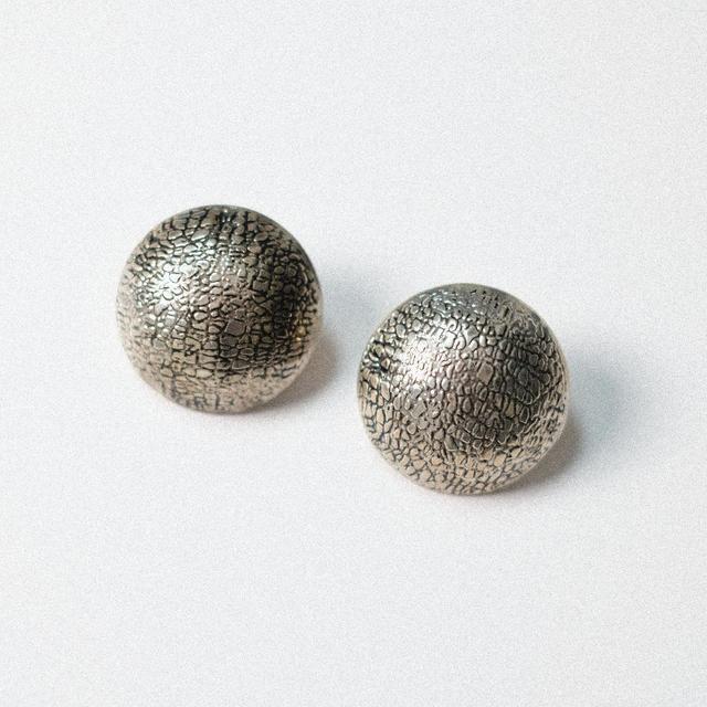 Vintage Women's Earrings - Silver on Productcaster.