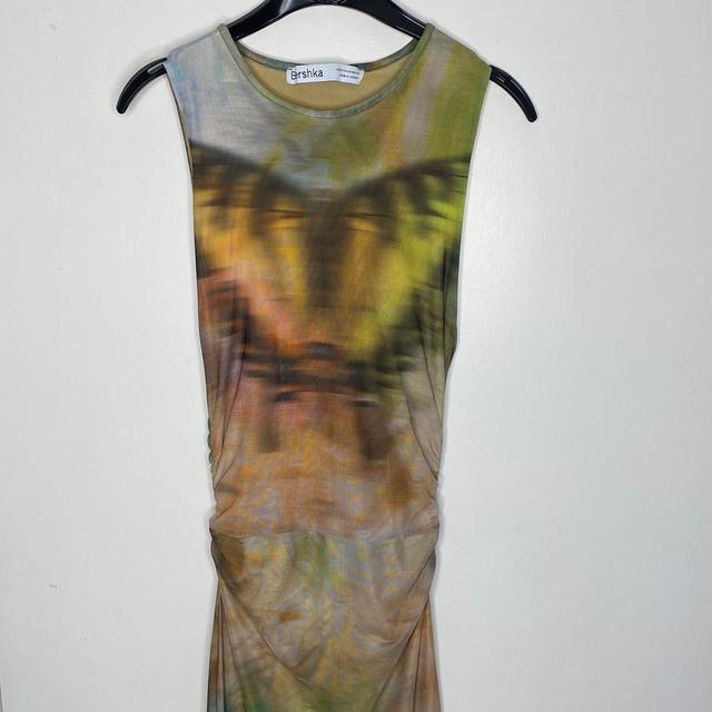 Bershka Women's Bodycon Dress - Multi/Green - 10 on Productcaster.