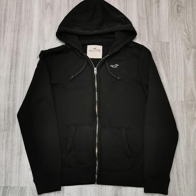 Hollister Co. Men's Hoodie - Black - S on Productcaster.