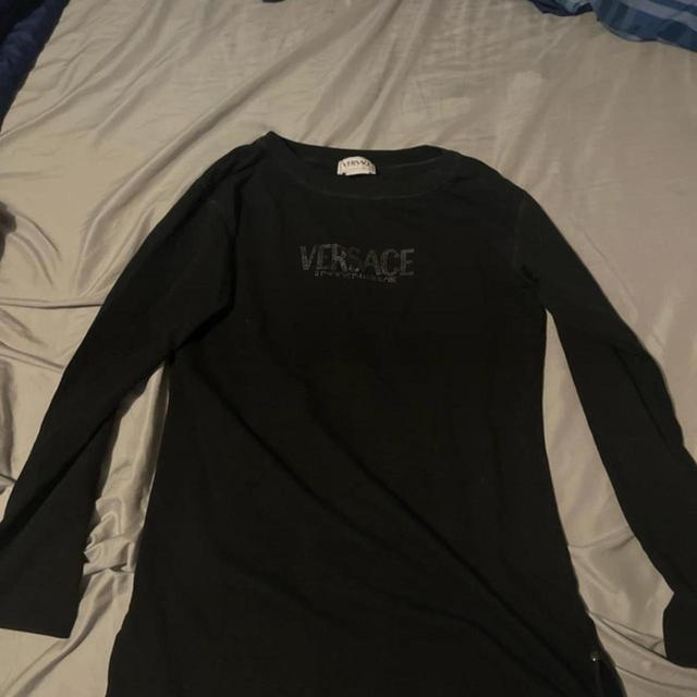 Versace Women's Shirt - Black - 10 on Productcaster.