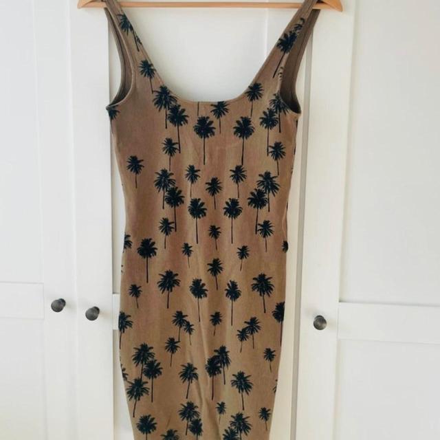 Topshop Women's Dress - Khaki - 10 on Productcaster.